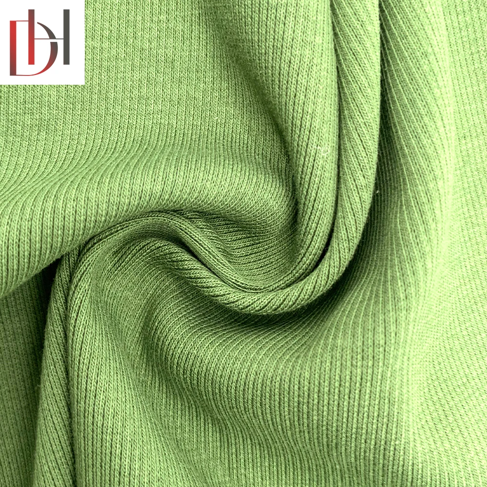 Customize High Quality 95% Cotton & 5% Spandex  Knitted Fabric of Premium Quality knitted ribbed fabric 502