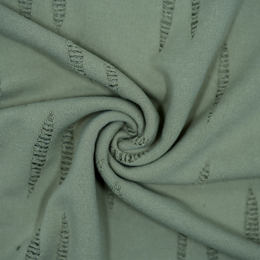 High-end Customized Jacquard Fabric 92% Cotton-like 8% Spandex Available for Wholesale 480