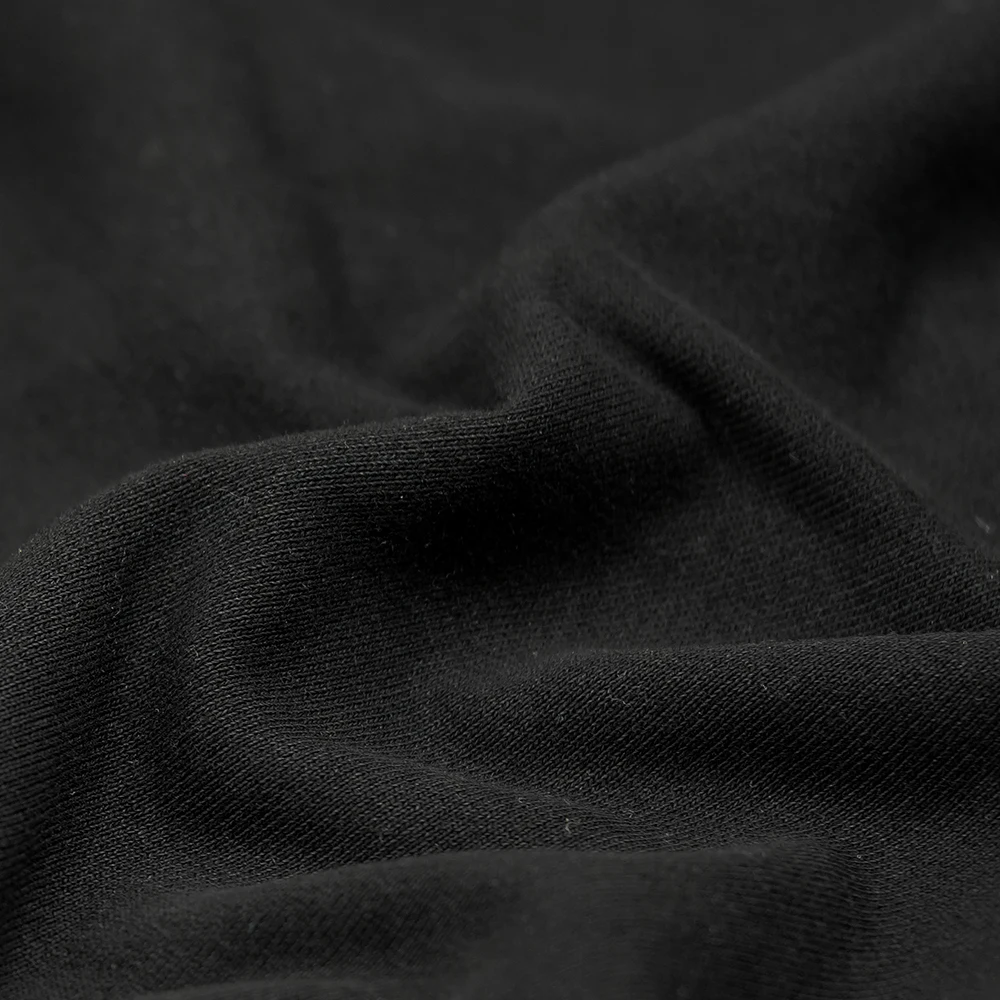 Organic French Terry Fleece Hoodie Fabric 80% Polyester 20% Cotton Knit Brushed Fish Scale Design 586