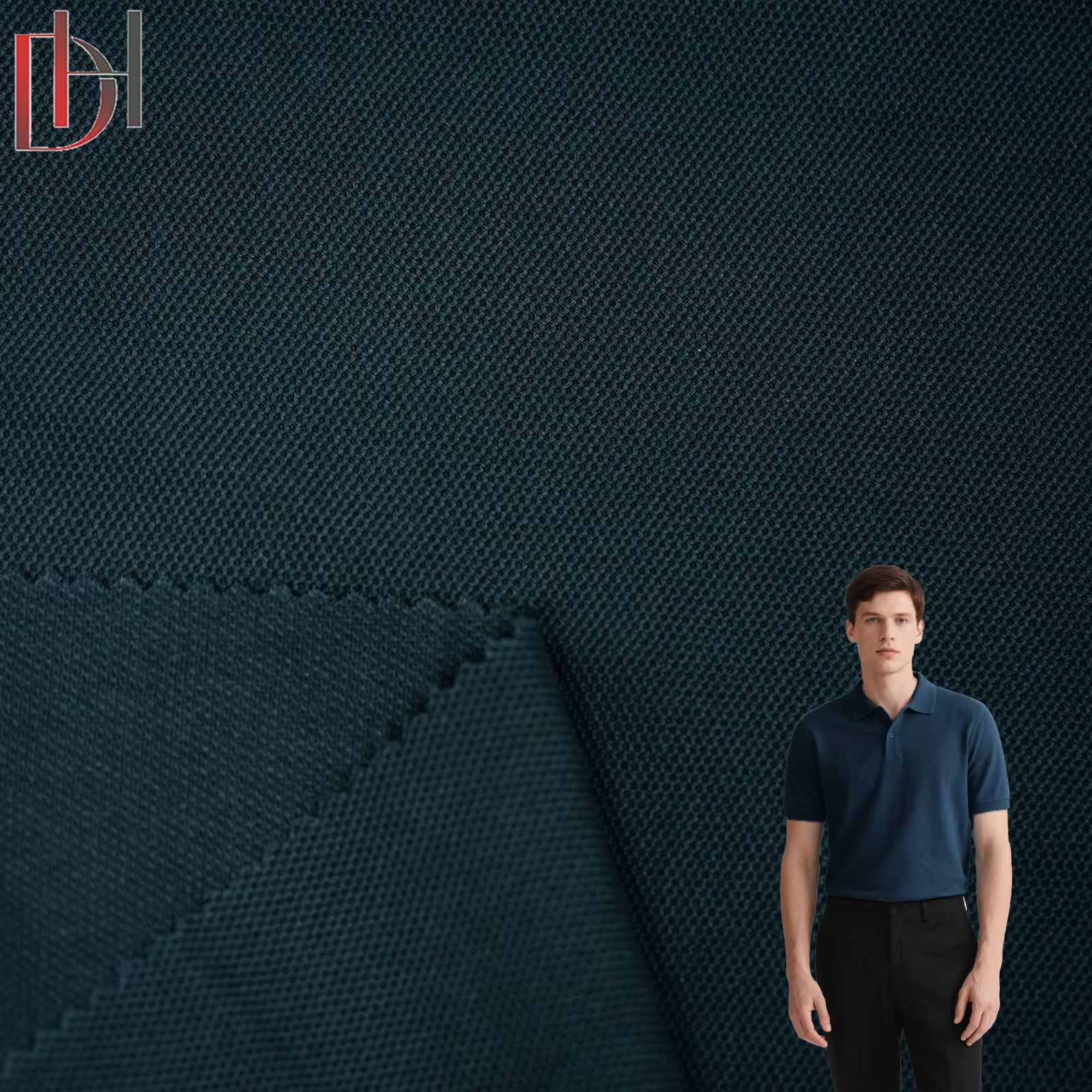 Yarn Dyed Beaded Shirt with Medium Direct 100% Cotton Beaded Shirt Beaded Polo Shirt Clothing Fabric Factory 484