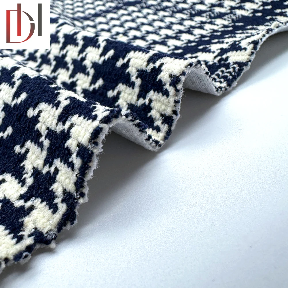 100% Polyester Chenille Jacquard Fabric Knitted Tricot Yarn Dyed for Upholstery Home Textiles Bags Weddings Shoes Accessories 485