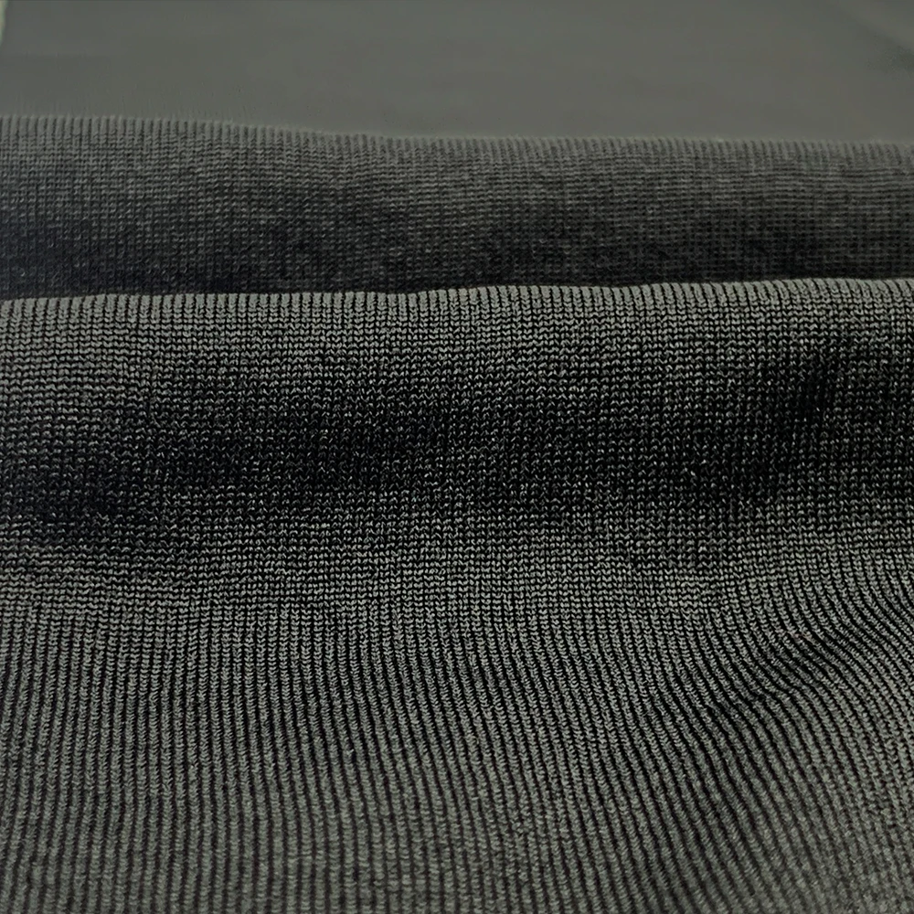100% Polyester French Thread Tricot Fabric Customizable Textile Raw Materials for Clothing Lining Yarn Dyed Factory Wholesale 285