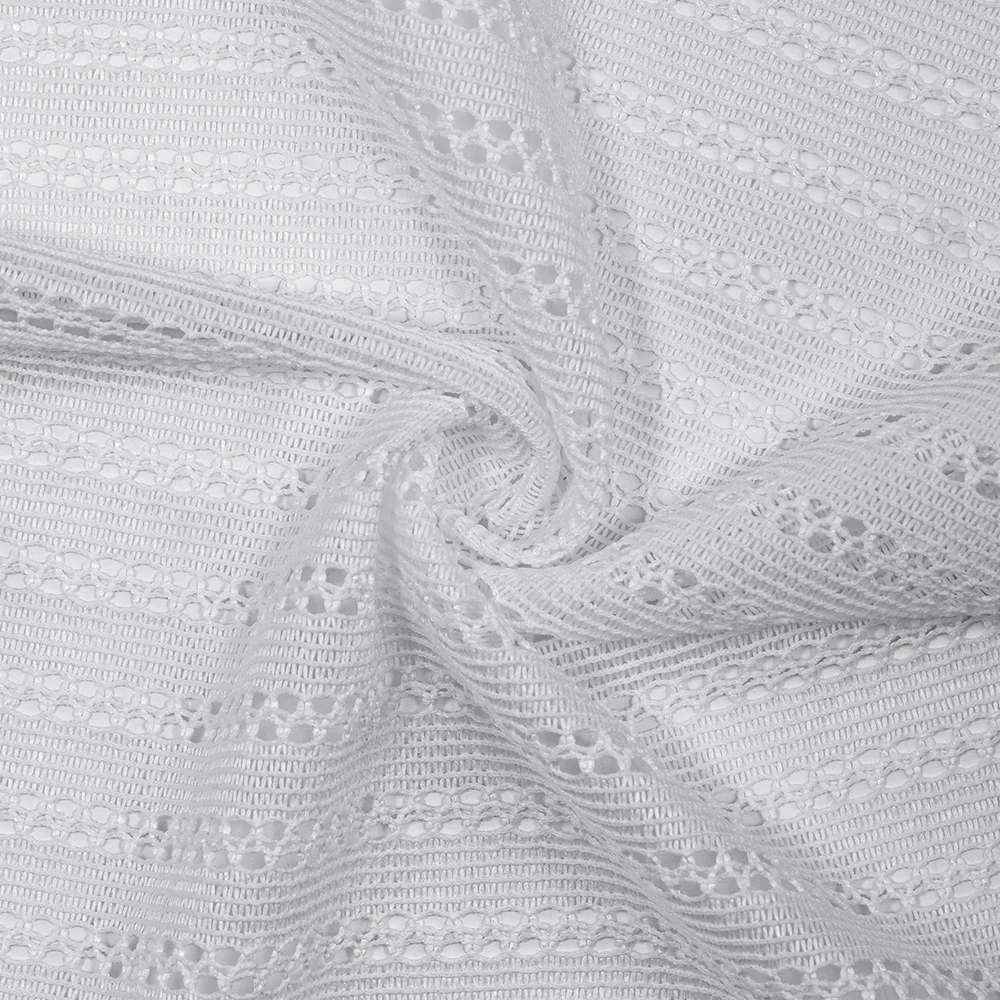 95% Polyester and 5% Spandex Jacquard Fabric Power Mesh Fabric for Clothing 306