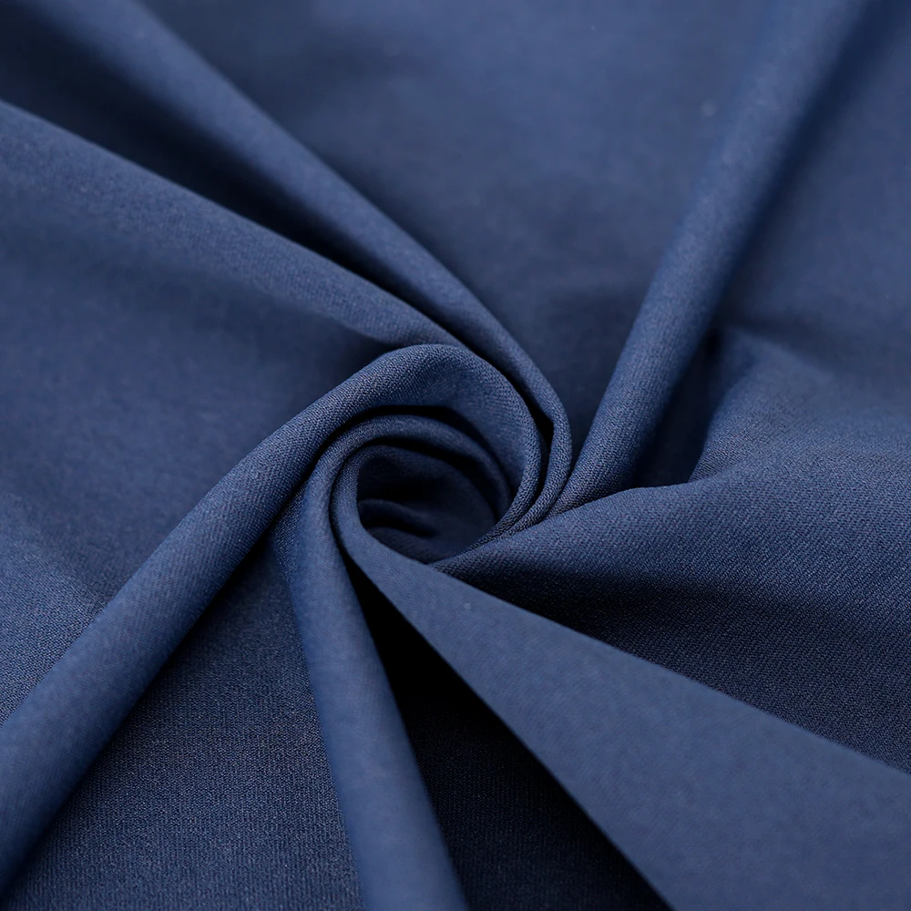 Factory Customized 100% Polyester Imitation Cotton Stretch Plain Fabric Organic Eco-Friendly for Girls Lining Interlining 134