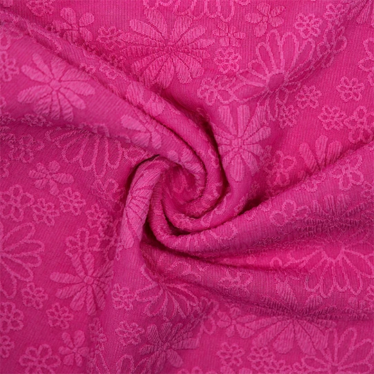 High-End 100% Polyester Jacquard Fabric Customized 95% Polyester 5% Spandex Organic Interlining Lining Material for Wholesale 345