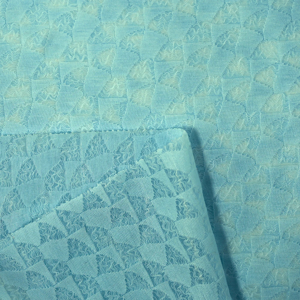 High-End 100% Polyester Jacquard Fabric Customized Eco-Friendly Organic Stretch for Girl's Garments and Interlining 892