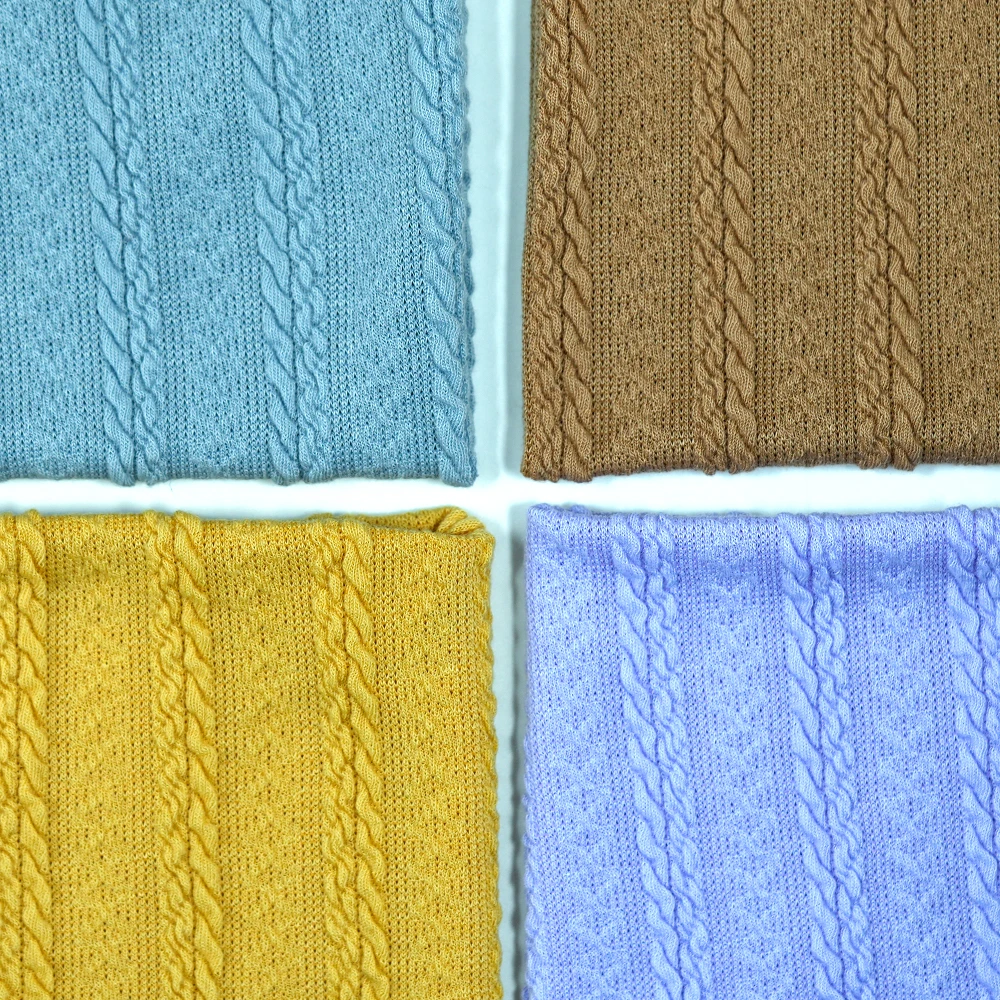 High-End Customized Jacquard Fabric 95% Polyester 5% Spandex Organic Double Layer Small Bubble for Lining Available for 618