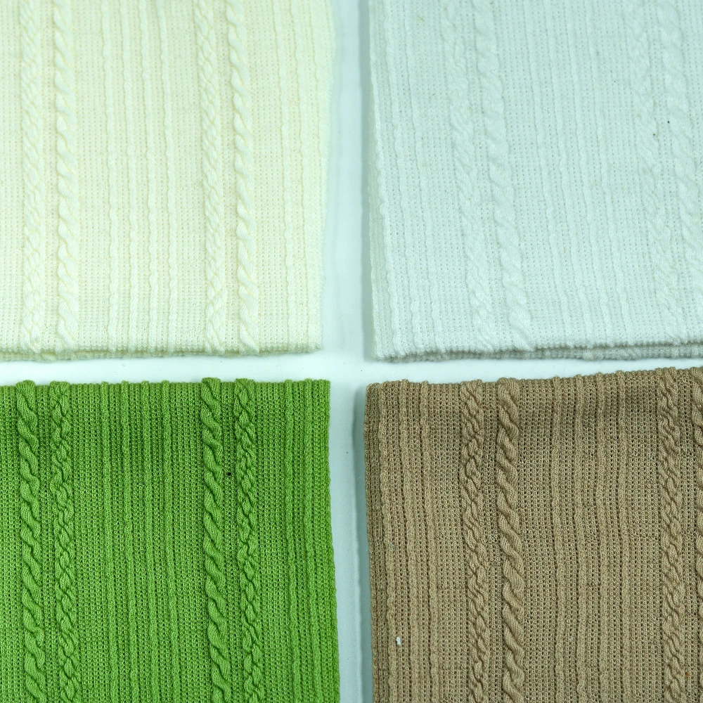 High-End Customized Jacquard Fabric 95% Polyester 5% Spandex Organic Double Layer Small Bubble for Lining Available for 777