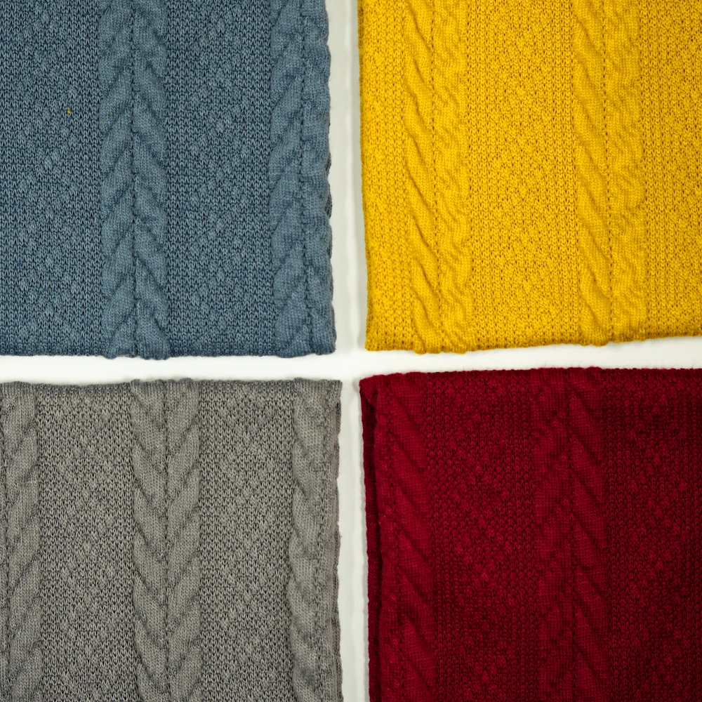 High-end Customized Jacquard Fabric Double Layer Bubble 95% Polyester 5% Spandex Available for Wholesale 570