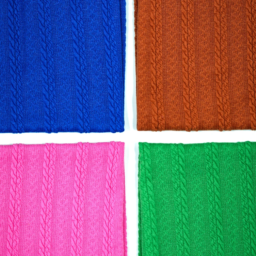 High-end Customized Jacquard Fabric Double Layer Bubble 95% Polyester 5% Spandex Available for Wholesale 618