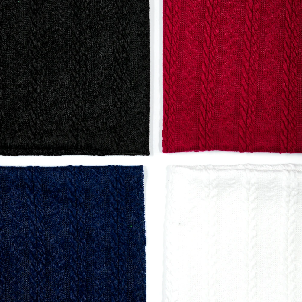 High-end Customized Jacquard Fabric Double Layer Small Bubble 95% Polyester 5% Spandex Available for Wholesale 809