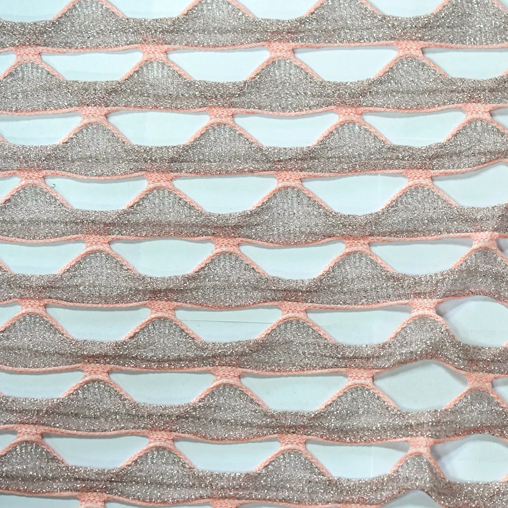 High Quality 100% Polyester Knitted Jacquard Fabric 889