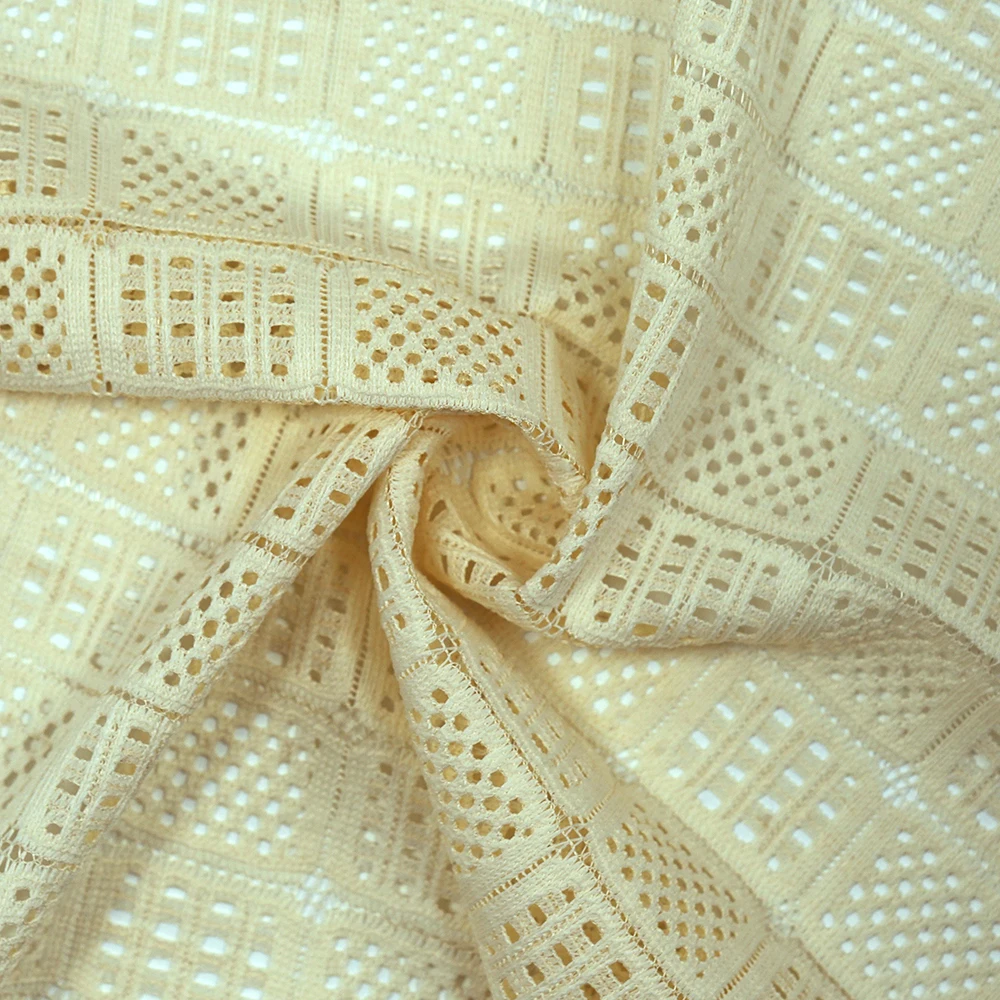 High Quality 100% Polyester Mesh Fabric Lightweight Breathable for Dress Clothing 755