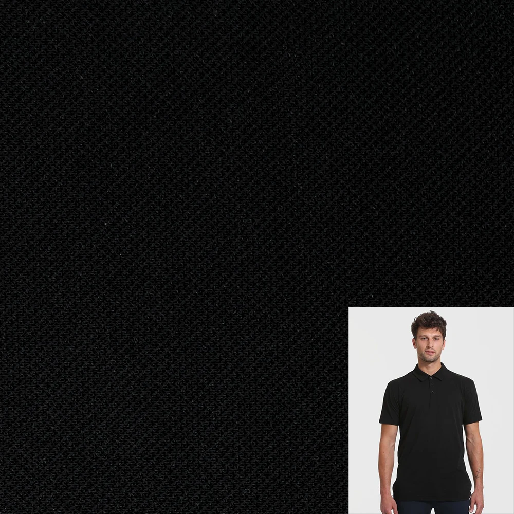 High Quality 350g Double-Sided Knitted Fabric Elastic Stretch Knitting for Lightweight T-Shirts for Boys Girls Made of Cotton 985