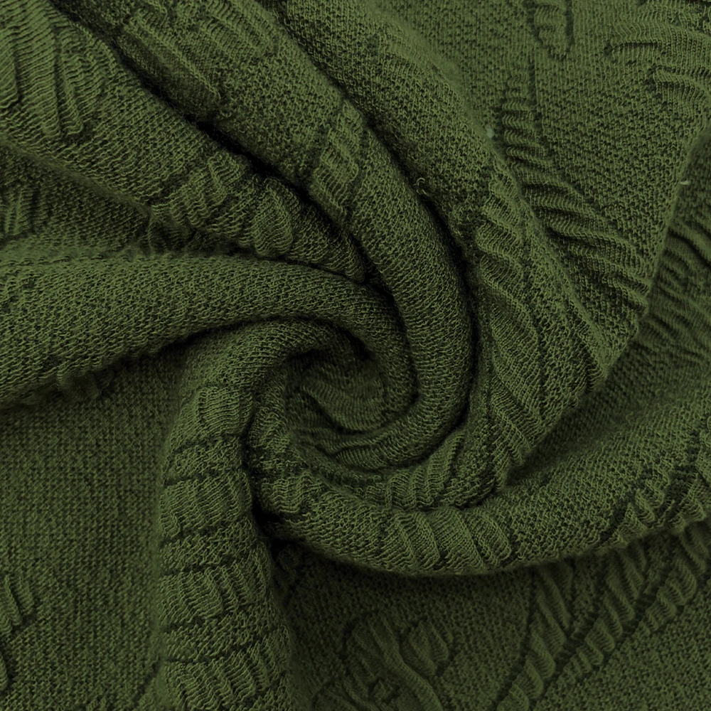 High Quality 95% Polyester 5% Spandex Jacquard Knitted Fabric 100% Polyester Product 686