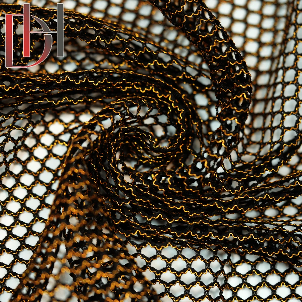 High-quality Customized Summer Cool T-shirt Skirt Bronze-colored Golden-hole Environmentally Friendly Special Fabric 868