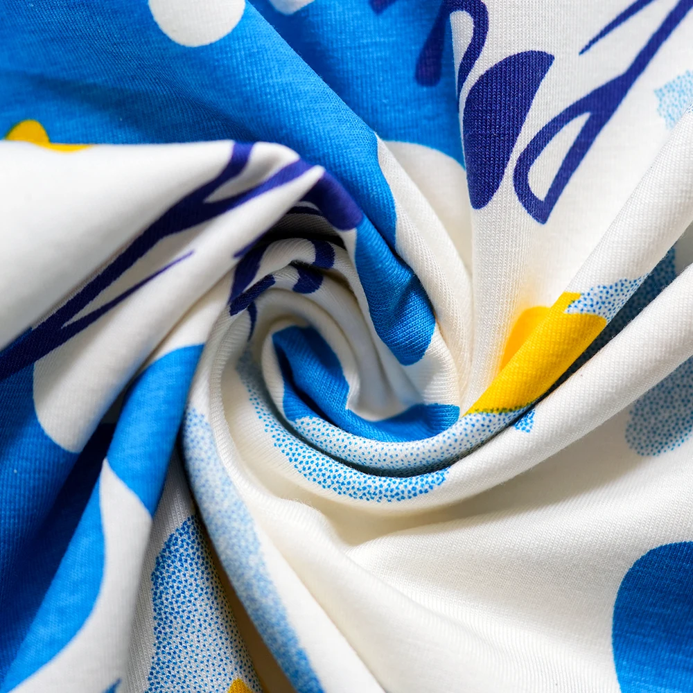 High Quality Factory Wholesale Printing Fabrics for Making Clothes Can Accept Customized Matte Satin Women Dress Fabric 331