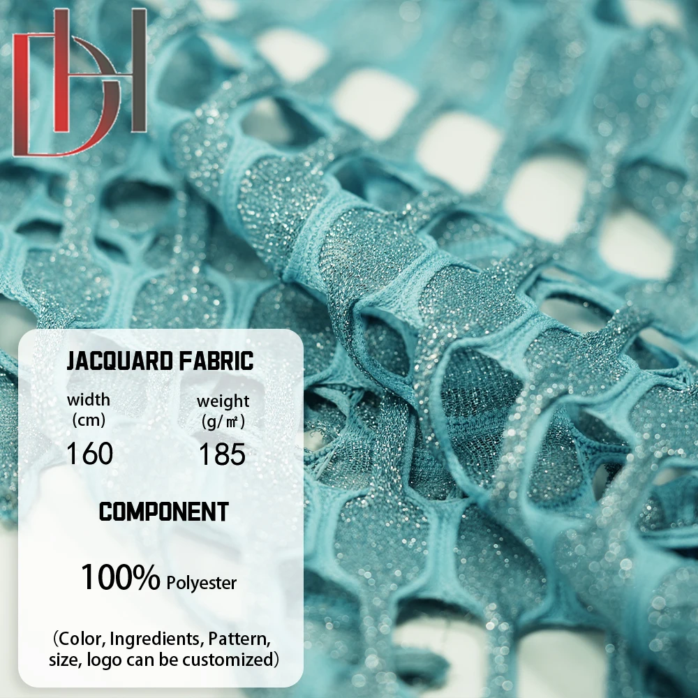 Wholesale High Quality 100% Polyester Polyester-cotton Bikini Skirt with Holes Knitted Fabric Factory 629